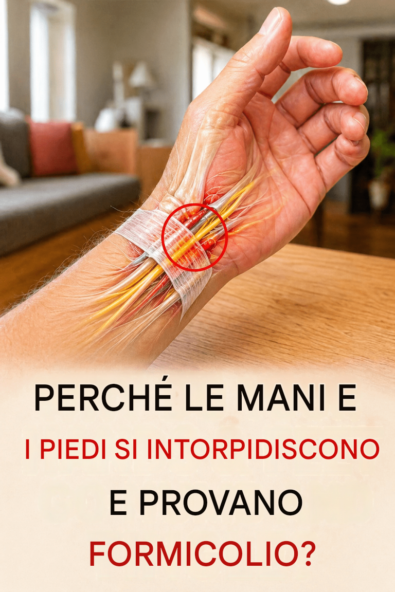 Perché le tue mani continuano ad addormentarsi? Cosa potrebbe star cercando di dirti il ​​tuo corpo?