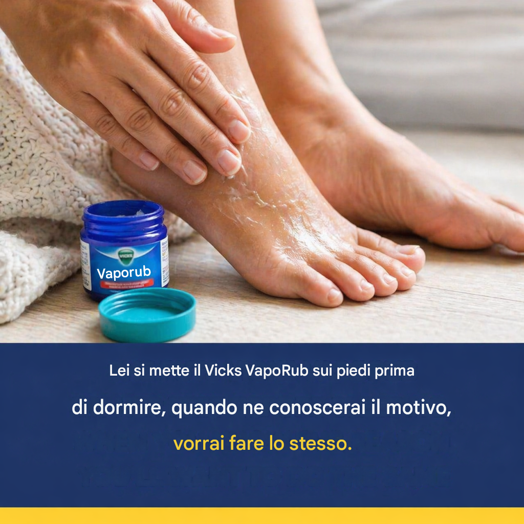 4 benefici dell’applicare Vick Vaporub sui piedi prima di andare a letto