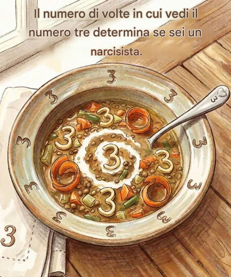 Il numero tre che vedi determina se sei un narcisista