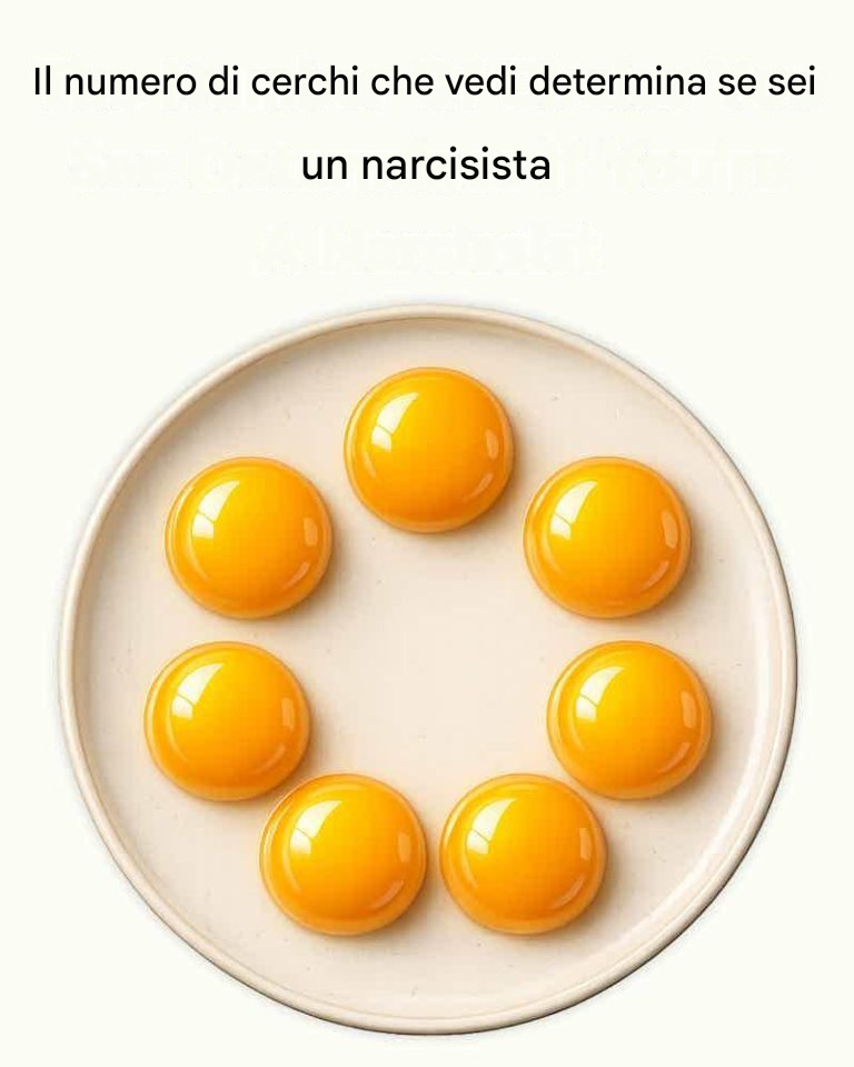Il numero di cerchi che vedi determina se sei un narcisista