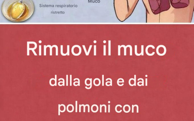 Libera la gola e i polmoni dal muco con questa ricetta: solo 2 ingredienti