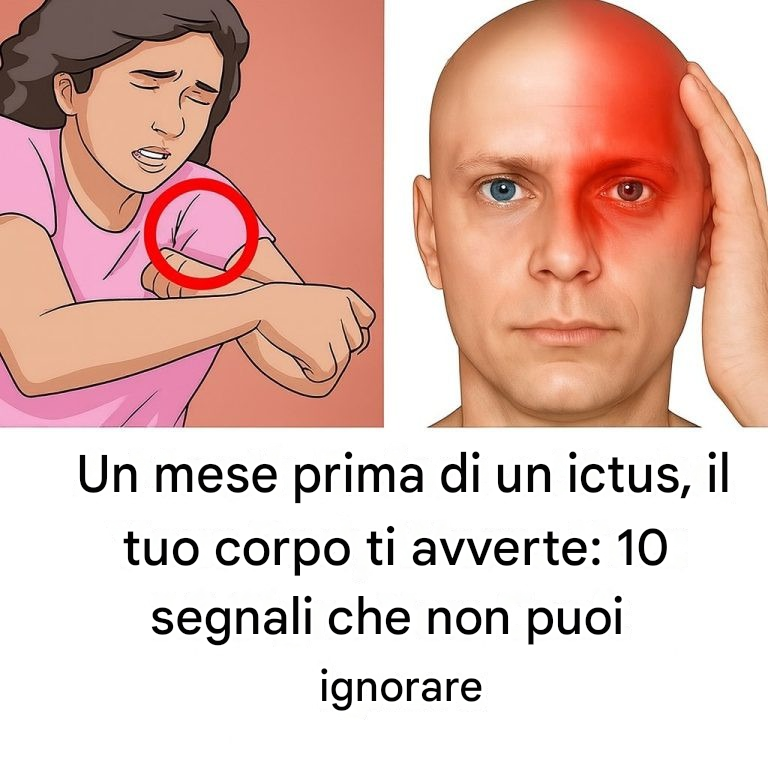 Un mese prima di un ictus, il tuo corpo ti avverte: 10 segnali da non ignorare…