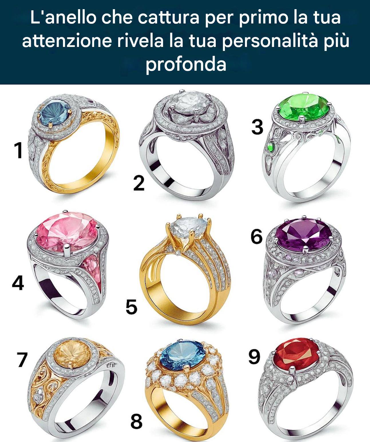 L’anello che scegli rivela la tua vera natura