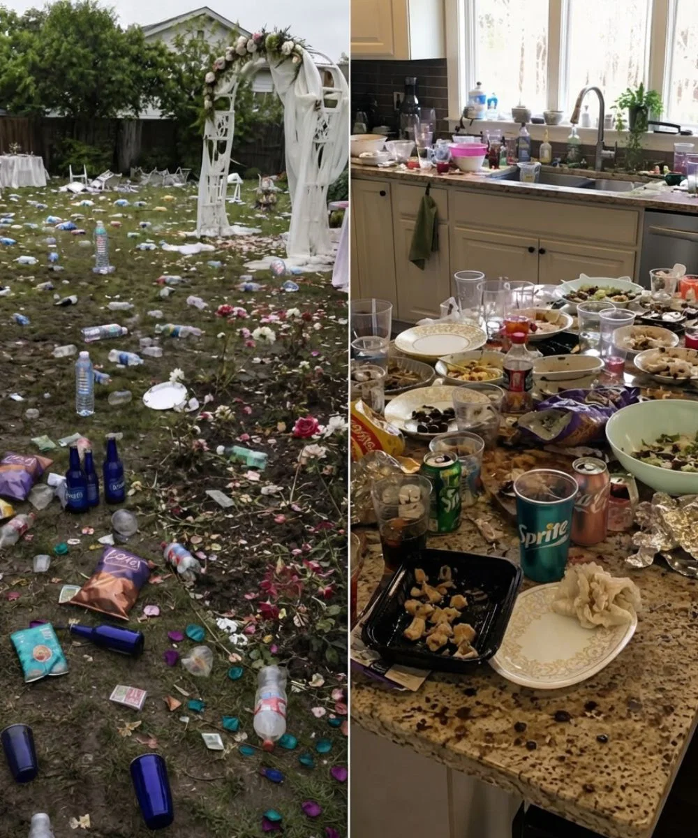 Mia cognata ha celebrato il suo matrimonio nella casa sul lago di mia nonna, ma ha distrutto il giardino e trasformato il cortile in una discarica –